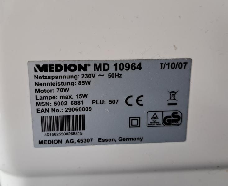 Medion Nähmaschine Freiarmnähmaschine MD 10964 in Schwelm