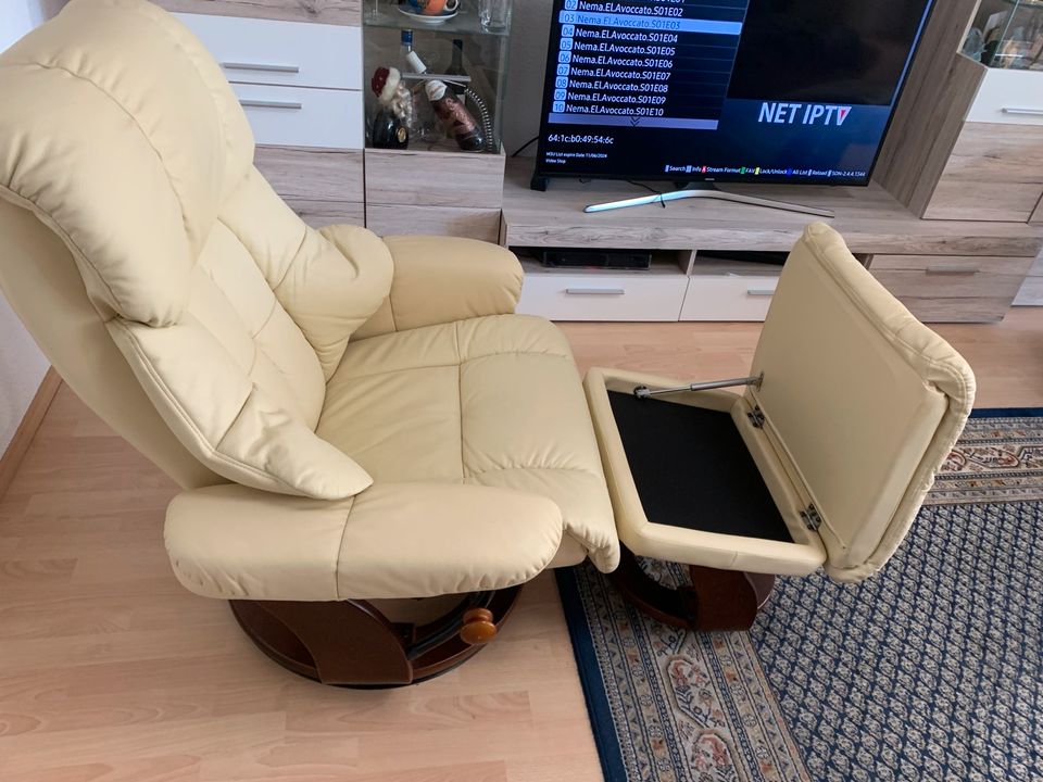 Relaxsessel TV Sessel mit hocker in Nidderau