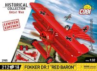 Cobi 2985 Fokker Dr.1 Roter Baron - Limitierte Auflage OVP / Neu Hessen - Nentershausen Vorschau