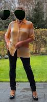 Kurzarm Bluse in beige / gelb Gr. 38 Mecklenburg-Vorpommern - Feldberg Vorschau