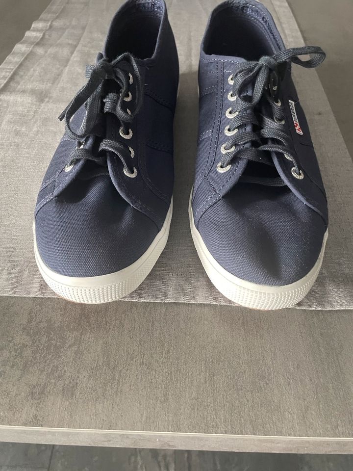 Superga 2950 Cotu Unisex blau einmal getragen in Odenthal