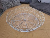 Korb aus Metalldraht weißer shabby chic Baden-Württemberg - Neckartenzlingen Vorschau