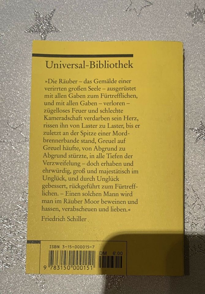 Buch Friedrich Schiller Die Räuber in Heek