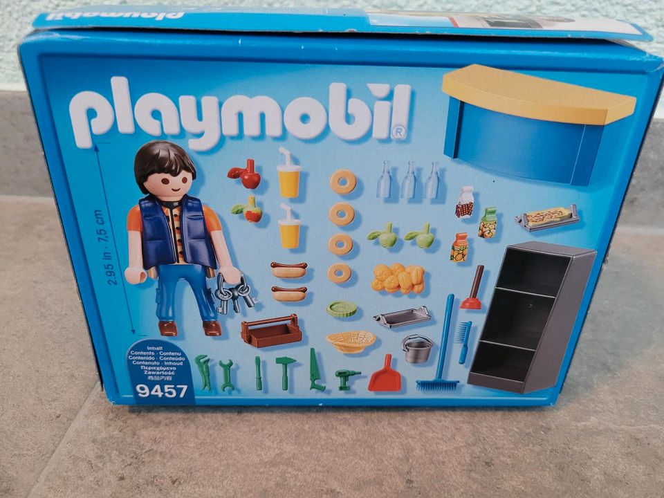 Playmobil City Life 9457- Hausmeister mit Kiosk in Volkmarsen