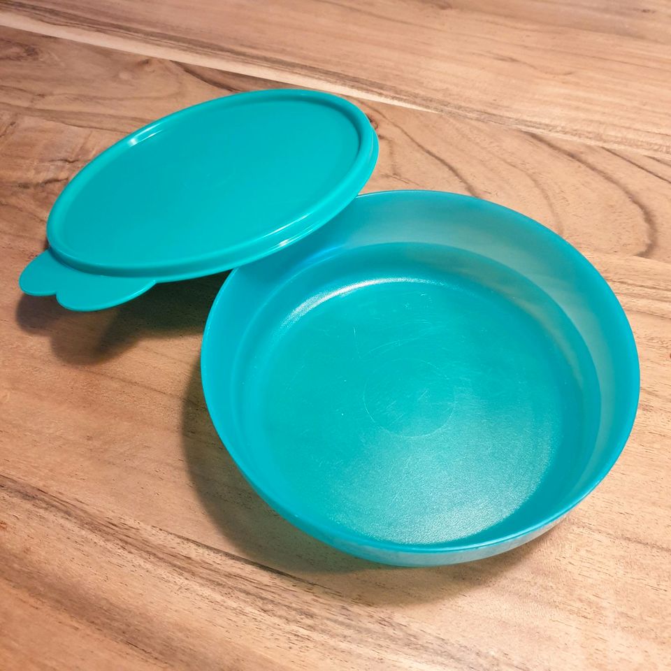 Tupperware runde Dose türkis in Gescher