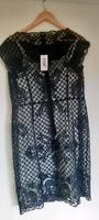 Kleid aus Seide von Eskada schwarz/creme/blau DE 40 Bayern - Starnberg Vorschau