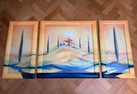 3 teiliges Wandbild / Toscana / gerahmt mit Acrylglas / 186 x 82 Berlin - Charlottenburg Vorschau