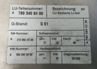 Batterie Hochspannung MB E300 CDI BLUEHYBRID 2013 A7893408400 Niedersachsen - Laatzen Vorschau