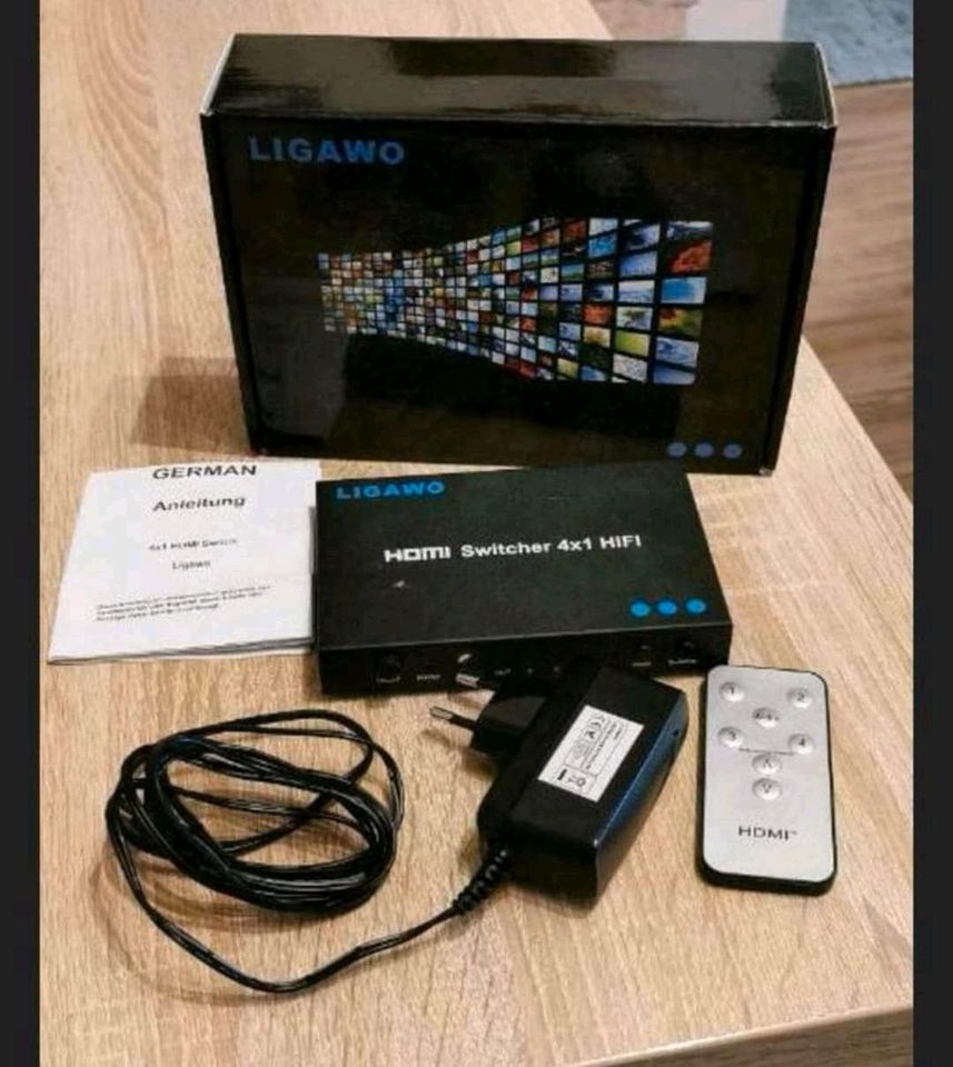 Ligawo HDMI switcher 4x1 HIFI in Regensburg