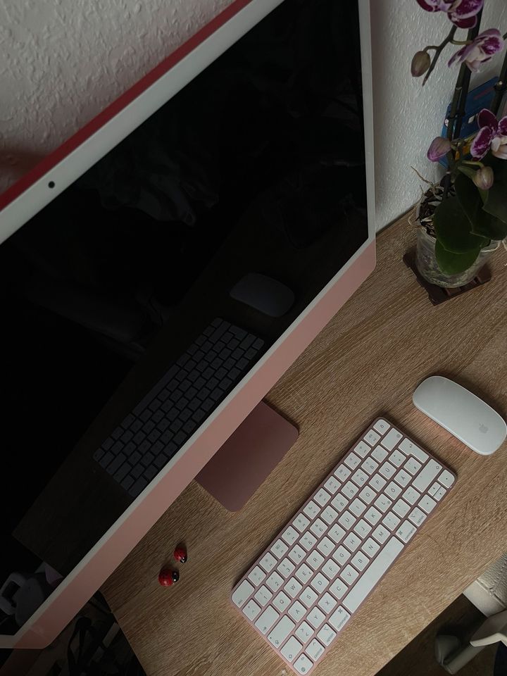 Apple iMac – 2021 Rosa Rot wie neu! Mit Orginalverpackung in Hamburg