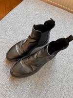 Stiefeletten AGL Leder silber grau Hannover - Vahrenwald-List Vorschau