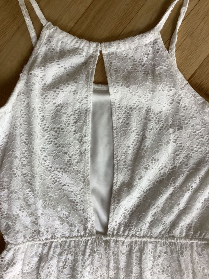 H&M Sommerkleid Kleid Spitze Gr. 158 / 164 Creme-weiß in München