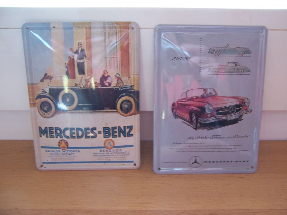 Blechschild "Mercedes-Benz" historisch Deko in Spangenberg