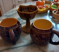 Keramik Krüge mit Schale (zusammen Pankow - Weissensee Vorschau
