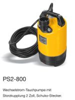 Wacker Neuson PS2 800 Tauchpumpe Wasserpumpe Schmutzwasserpumpe Niedersachsen - Gittelde Vorschau