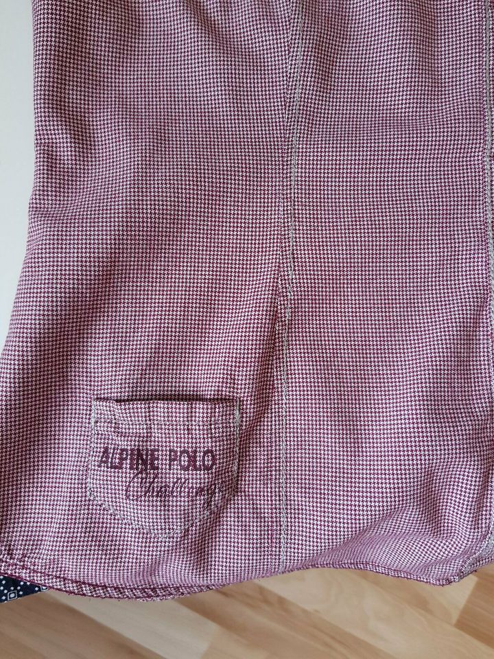 Bluse Tom Tailor Polo Team LANGARM Gr.38 weinrot/gemustert in Hannover