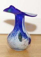 Vase Glas Murano-Stil blau-weiß Handarbeit elegant Geschenk NEU Düsseldorf - Mörsenbroich Vorschau