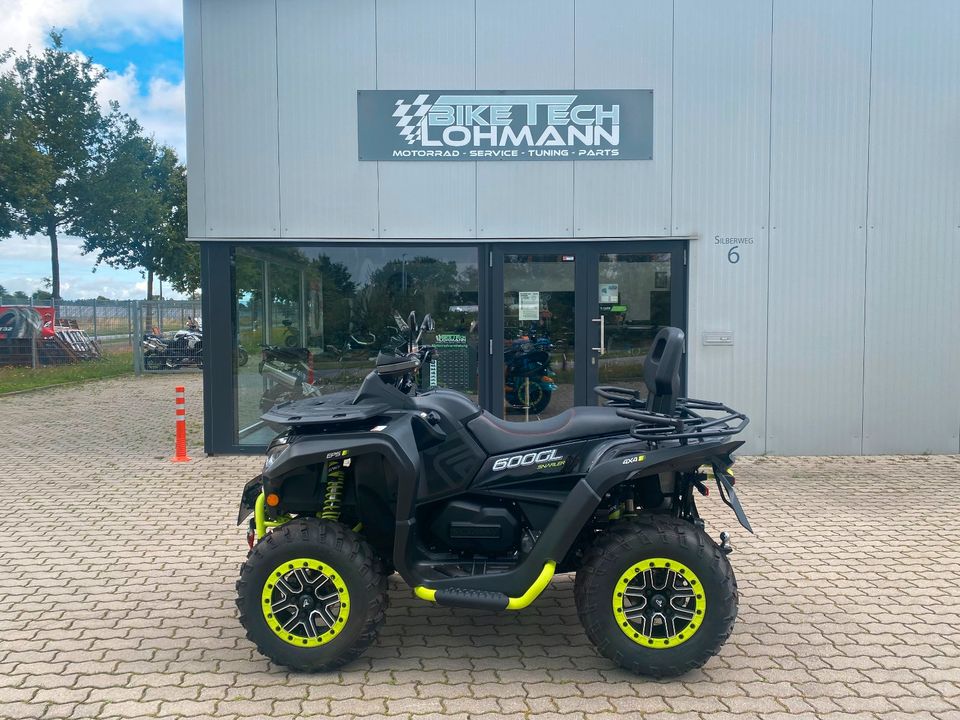 Segway Snarler 600 GL-F LOF - schwarz / grün - MY2024 - Quad ATV in Walsrode