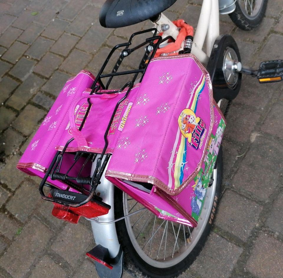 Satteltasche Mädchen Kinder Korb Fahrrad Filly Pferd Einhorn pink in Ibbenbüren