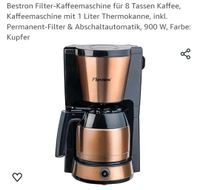 Kaffeemaschine bestron copper neu!!! Schleswig-Holstein - Klein Rönnau Vorschau