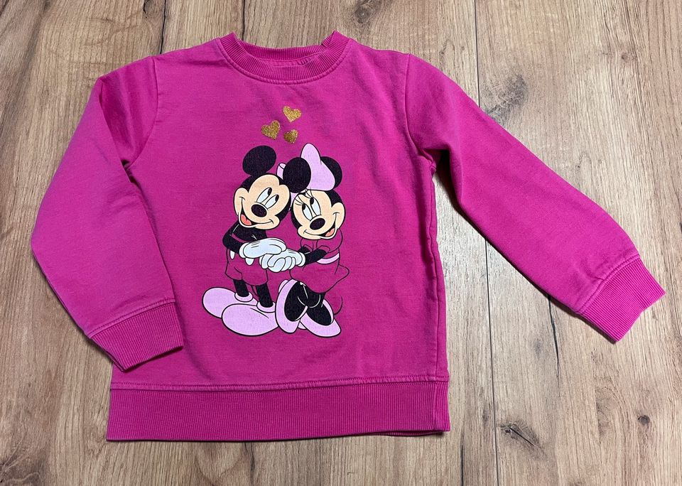 Minnie Mouse Pullover, pink, Gr. 104 in Teltow