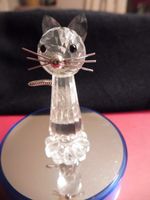 Swarovski Katze Kätzchen Kater Kristall m. Metallverzierung Glas Bayern - Rain Lech Vorschau