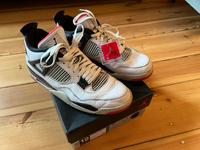 Air Jordan 4 retro white/atadate rock, Basketballschuhe, Gr. 46 Berlin - Friedenau Vorschau