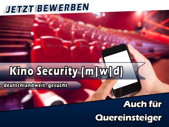 SECURITY für Kino in Bremen (m/w/d) gesucht | Entlohnung bis zu 3.000 € | Quereinstieg möglich! VOLLZEIT JOB in Festanstellung | Sicherheitsmitarbeiter & Security Tätigkeiten in Bremen