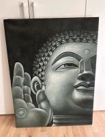 Buddha Kopf /Leinwand auf Holz gespannt. 80x105 cm Berlin - Wilmersdorf Vorschau