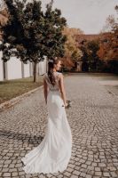 Brautkleid Hochzeitskleid XS mit perlenbesetzter Spitze Bayern - Penzberg Vorschau