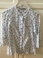 Sfera Casual Bluse Hemd geblümt weiß Blumen Größe L Kiel - Kronshagen Vorschau