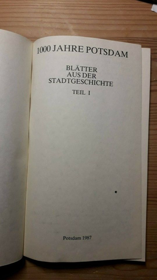 DDR /1000 Jahre Potsdam  "Blätter aus der Stadtgeschichte " 1987 in Ostrau