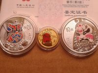 China Pekingoper Gold Silber Set 2011 100 Yuan Gold + 2x10 Yuan Obergiesing-Fasangarten - Obergiesing Vorschau