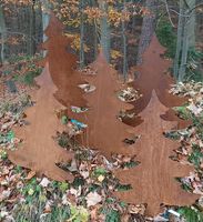 Tannenbaum Weihnachtsbaum 900x600mm rostig Edelrost Niedersachsen - Walsrode Vorschau