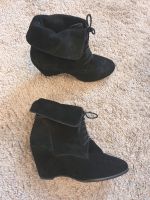 Akira Görtz Wildleder Schnür Wedges Keil Stiefeletten schwarz 37 Niedersachsen - Achim Vorschau