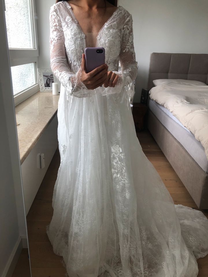 Hochzeitskleid Boho Größe 34 in München