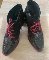 Schwarz rote Schuhe Sachsen - Wildenfels Vorschau