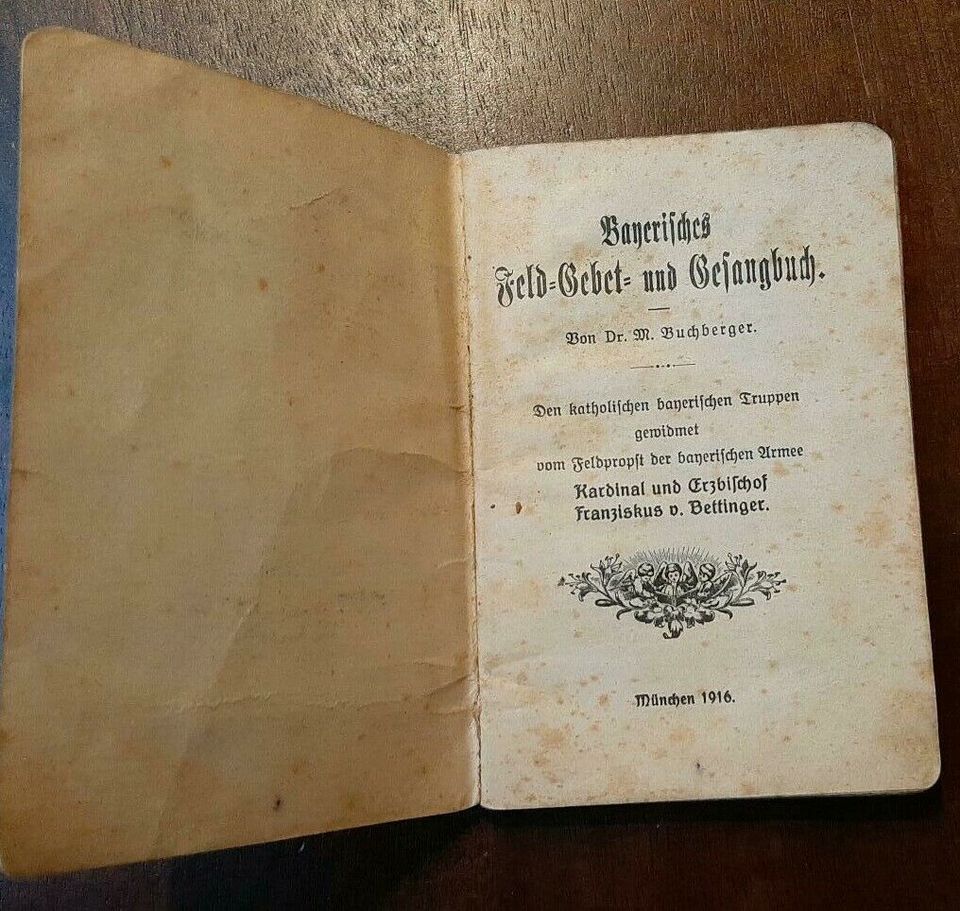 Bayerisches Feld Gebet und Gesangbuch in Mömbris