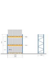 PALETTENREGAL INDUSTRIEREGA 8,4 Meter 27 Paletten inkl. Lieferung Nordrhein-Westfalen - Halver Vorschau