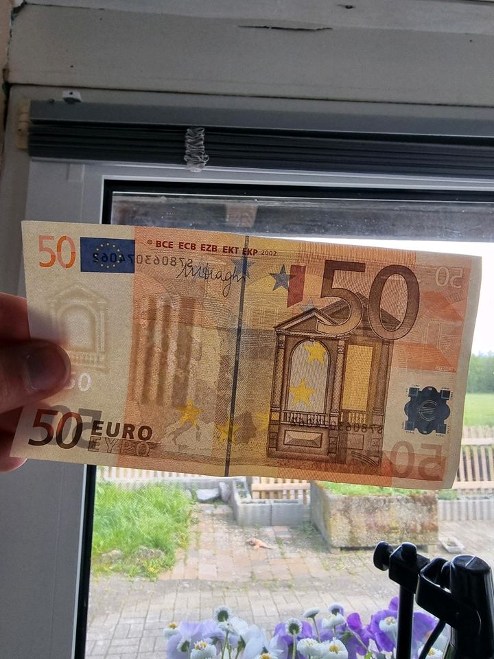 50 Euro Schein 2002 in Brilon