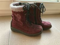 Winterschuhe Stiefel gefüttert Größe 26 Wein rot Schnüren Sachsen - Wurzen Vorschau