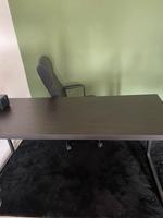 Edler Holztisch mit Metallfüßen Schreibtisch Maße: 160 x 61 x 74 Bayern - Neu Ulm Vorschau