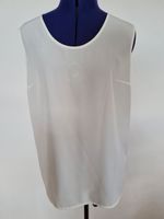 Weiße Vintage Top Ärmellose Bluse 90er 2000er Basics Minimal Sachsen - Wiednitz Vorschau