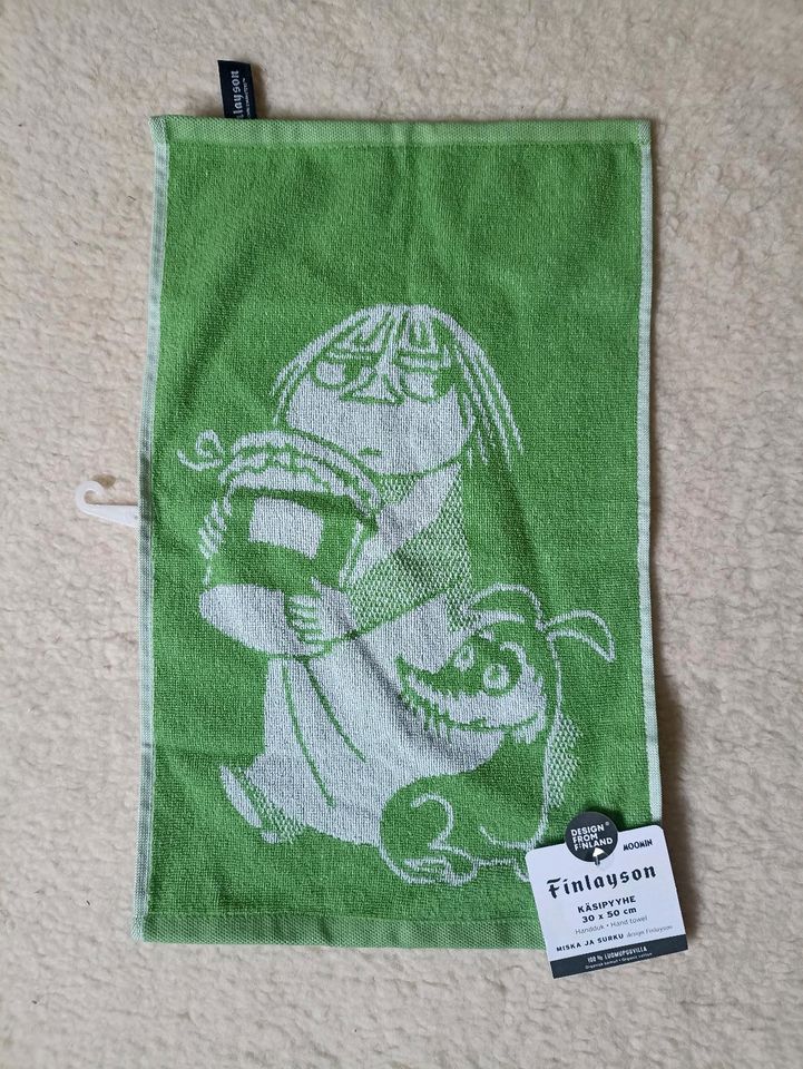 MOOMIN MUMINS Bio Handtuch 30x50cm Badezimmer Neu in Hersbruck