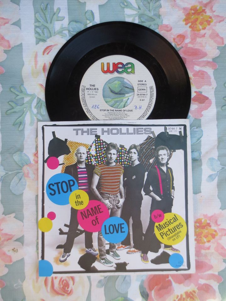 Vinyl-Single:  The Hollies – Stop in the name of love in Troisdorf