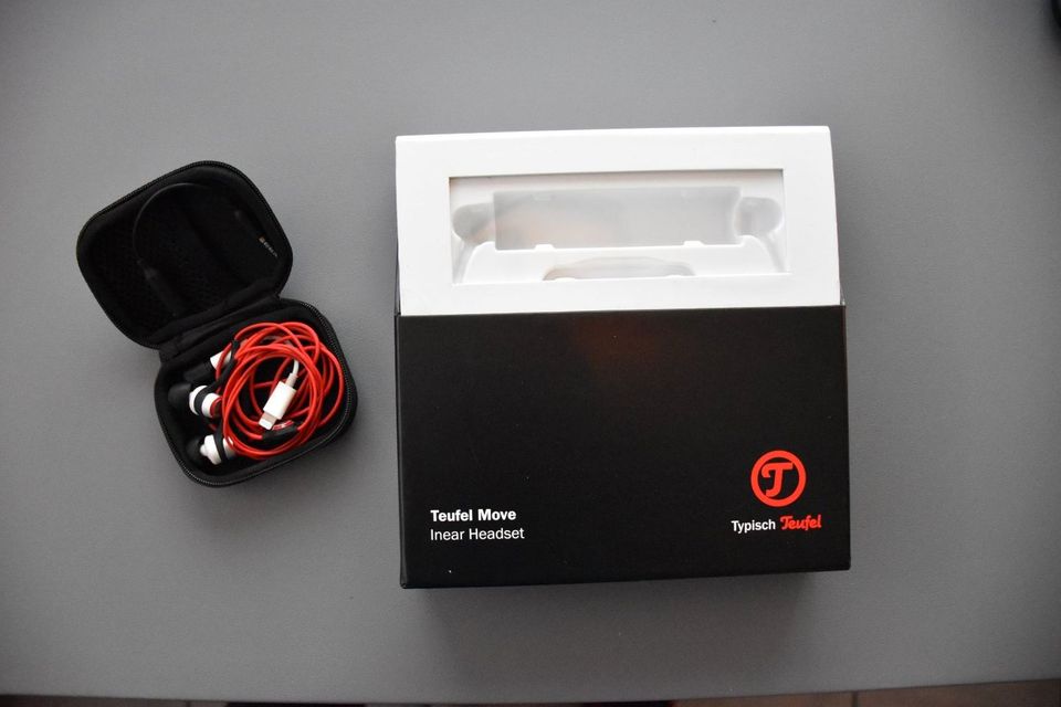 Teufel Move Inear Headset / Kopfhöhrer inkl. iPhone Adapter - neu in Ketsch