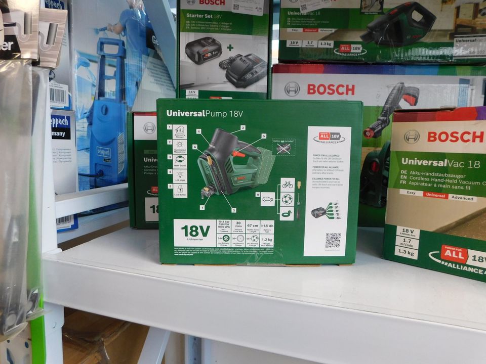 Bosch Power for All 18V Akku-Luftpumpe UniversalPump (18 V, Ohne Akku)