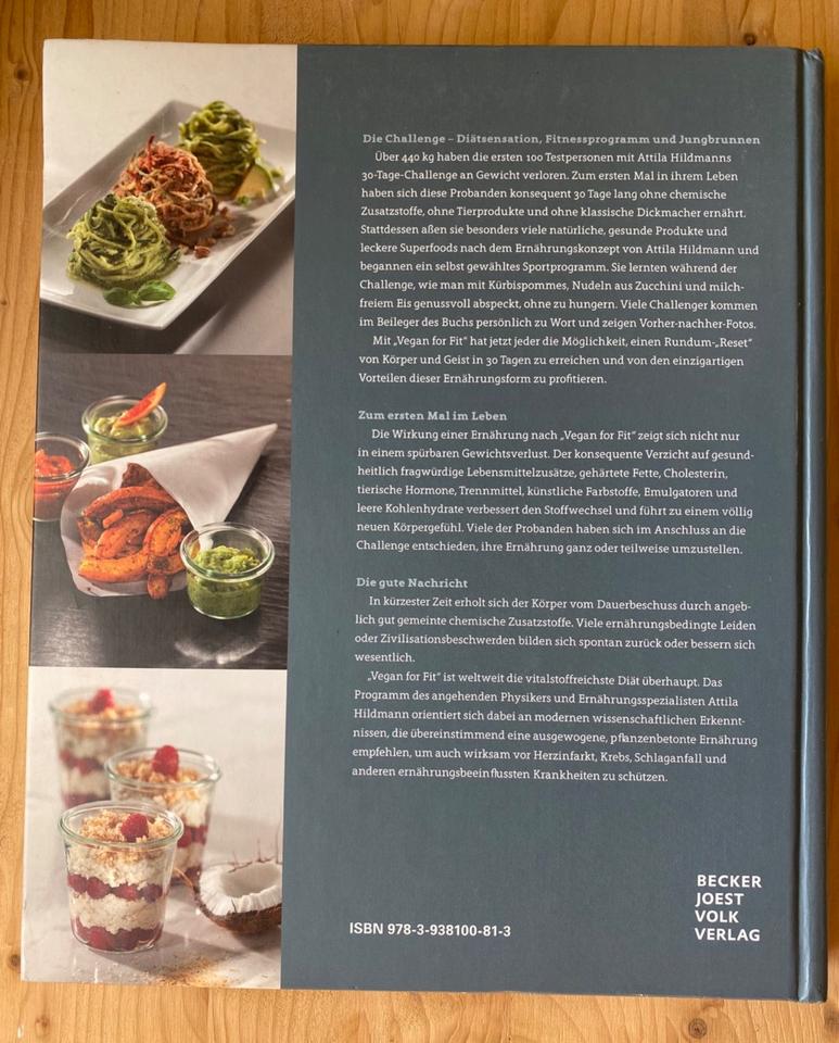 Attila Hildmann: Vegan für Fit. Die 30-Tage Challenge. Kochbuch in Berlin