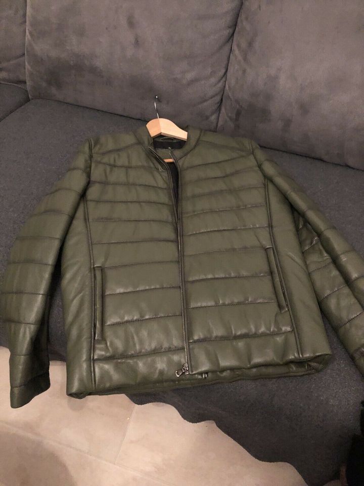 Lederjacke grün XL für Herren NEU in Essen