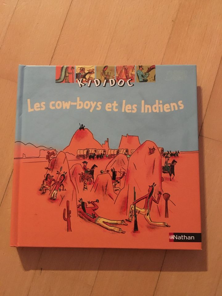 Französisches Buch „Les cow-boys et les Indiens“ NEU in Schwendi